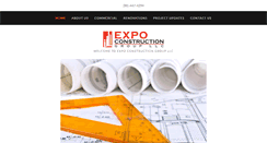 Desktop Screenshot of expoconstructiongroup.com