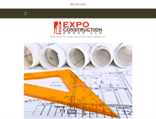 Tablet Screenshot of expoconstructiongroup.com